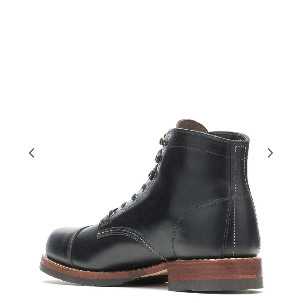 Wolverine 1000 Mile Cap-Toe Boot - Black Leather - Picture 4 of 13
